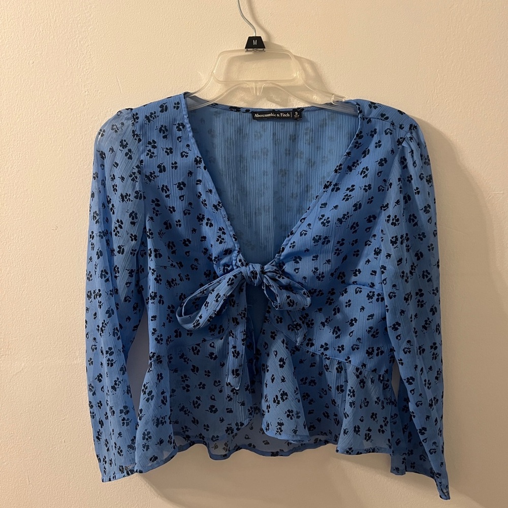 Abercrombie Tie-Front Blouse